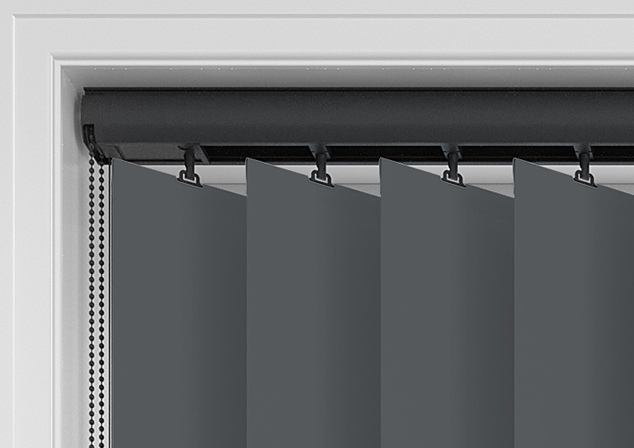 Trinity (FR Blackout), Deep Grey - Vertical Blind - Image 14